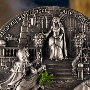 The Lady Of The Lake - The Witcher 2oz 5$ Niue 2024