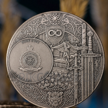 The Lady Of The Lake - The Witcher 2oz 5$ Niue 2024