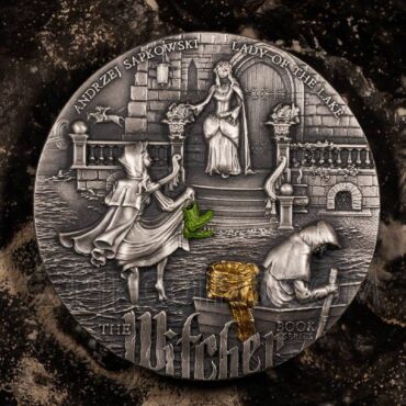 The Lady Of The Lake - The Witcher 2oz 5$ Niue 2024