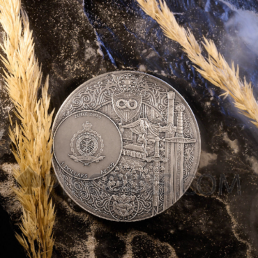 The Lady Of The Lake - The Witcher 2oz 5$ Niue 2024