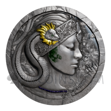 The Mother of Dragon: Tiamat - Legends of Babylon 2oz 2000 Francs CFA Cameroon 2025