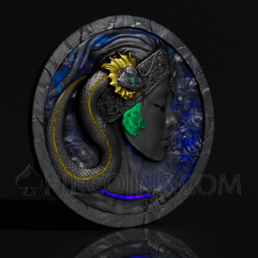 The Mother of Dragon: Tiamat - Legends of Babylon 2oz 2000 Francs CFA Cameroon 2025