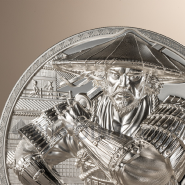 Samurai 5oz 25$ Cook Islands 2025