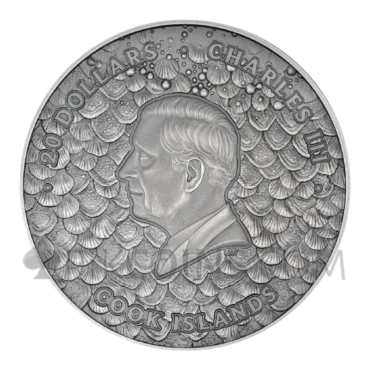 Sea Monster - Underwater Fantasy 3oz 20$ Cook Islands 2025