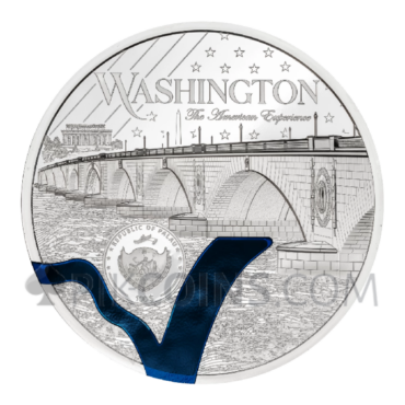 Washington - Tiffany Art Metropolis 1kg 100$ Palau 2025