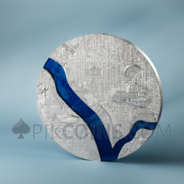 Washington - Tiffany Art Metropolis 1kg 100$ Palau 2025