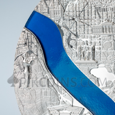 Washington - Tiffany Art Metropolis 1kg 100$ Palau 2025