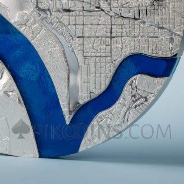 Washington - Tiffany Art Metropolis 1kg 100$ Palau 2025