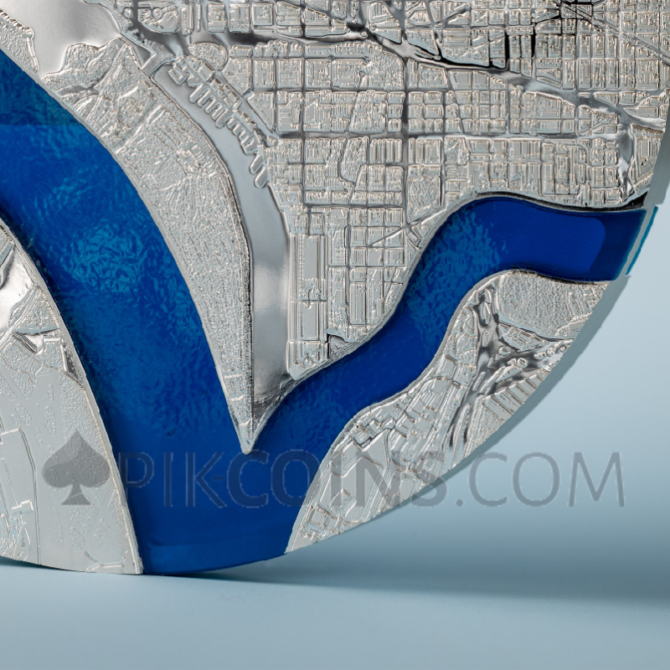 Washington - Tiffany Art Metropolis 1kg 100$ Palau 2025 - Image 7