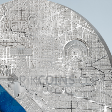 Washington - Tiffany Art Metropolis 1kg 100$ Palau 2025