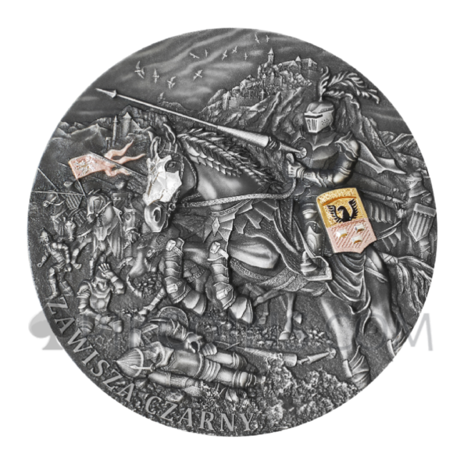 Zawisza The Black 200g 5000 Francs CFA Republic of Cameroon 2024 - Image 9