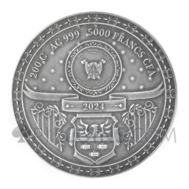 Zawisza The Black 200g 5000 Francs CFA Republic of Cameroon 2024