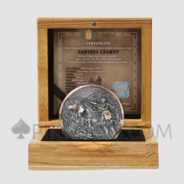 Zawisza The Black 200g 5000 Francs CFA Republic of Cameroon 2024