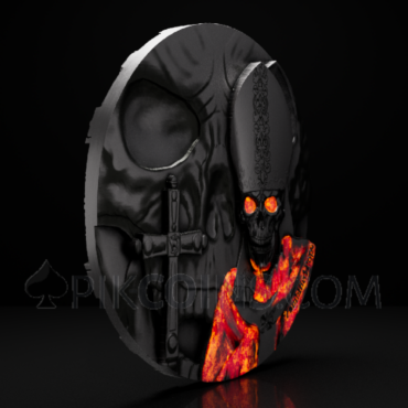 Zombified Pope - Zombified 2oz 2000 Francs CFA Cameroon 2025