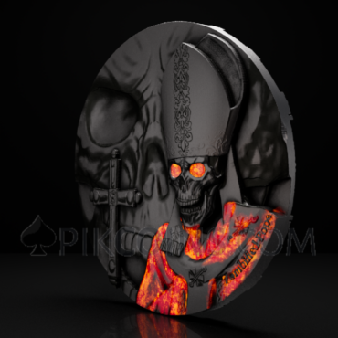 Zombified Pope - Zombified 2oz 2000 Francs CFA Cameroon 2025