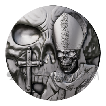 Zombified Pope - Zombified 2oz 2000 Francs CFA Cameroon 2025