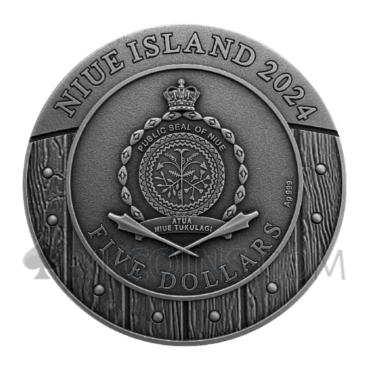 Barbarian - Woman Warrior 2oz 5$ Niue 2024