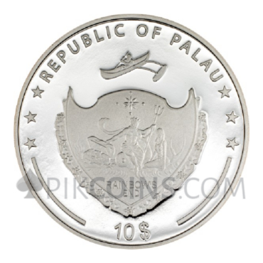 Coral Reef - Our Wonderful Earth Ecosystems 2oz 10$ Palau 2025