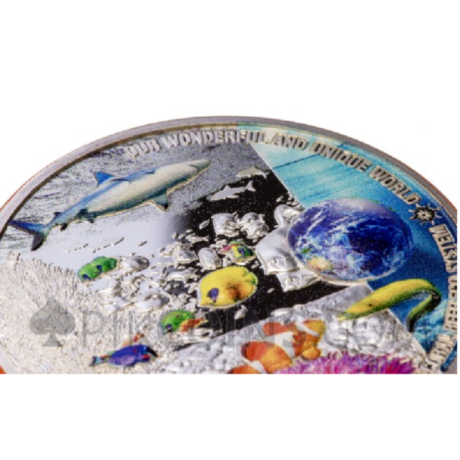 Coral Reef - Our Wonderful Earth Ecosystems 2oz 10$ Palau 2025 - Image 6