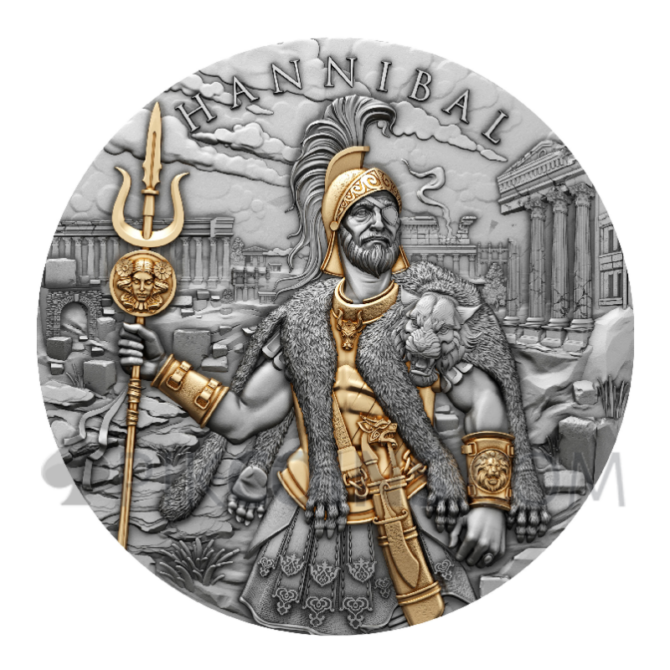 Hannibal - Legendary Warriors 2oz 5$ Niue 2025