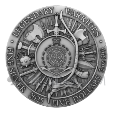 Hannibal - Legendary Warriors 2oz 5$ Niue 2025