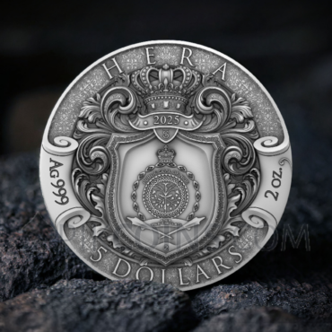 Hera - Divine Beauty 2oz 5$ Niue 2025
