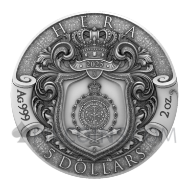 Hera - Divine Beauty 2oz 5$ Niue 2025