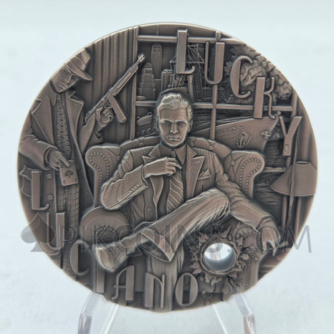 Lucky Luciano - The Gangsters 5$ 2oz Niue 2024