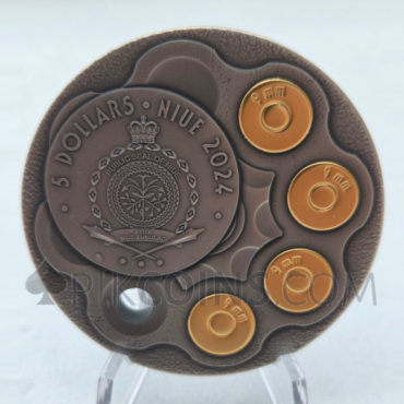 Lucky Luciano - The Gangsters 5$ 2oz Niue 2024