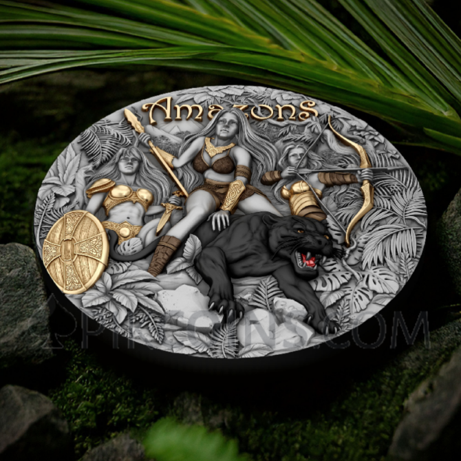 Amazons - Daughters Of The Wild 2oz 5$ Niue 2025 - Image 7
