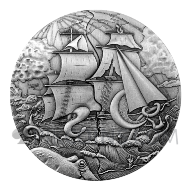 Atlantis 5oz 10$ Samoa 2025 - Image 3