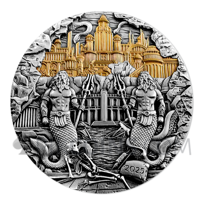 Atlantis 5oz 10$ Samoa 2025 - Image 2
