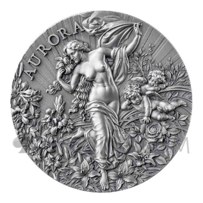 Aurora - Celestial Beauty 2oz 2000 Francs CFA Cameroon 2025 - Image 4