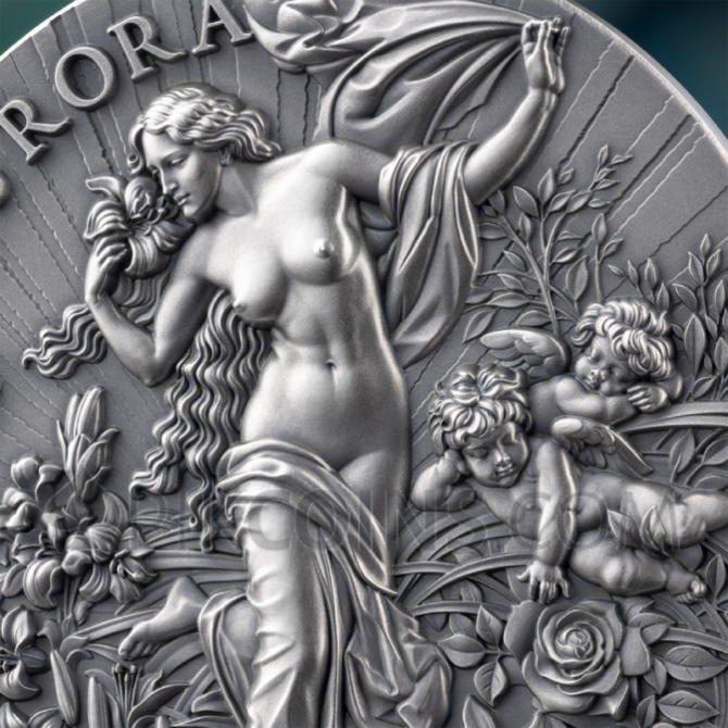 Aurora - Celestial Beauty 2oz 2000 Francs CFA Cameroon 2025 - Image 6
