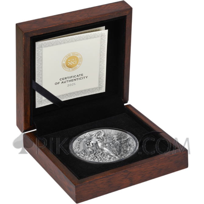 Aurora - Celestial Beauty 2oz 2000 Francs CFA Cameroon 2025 - Image 8