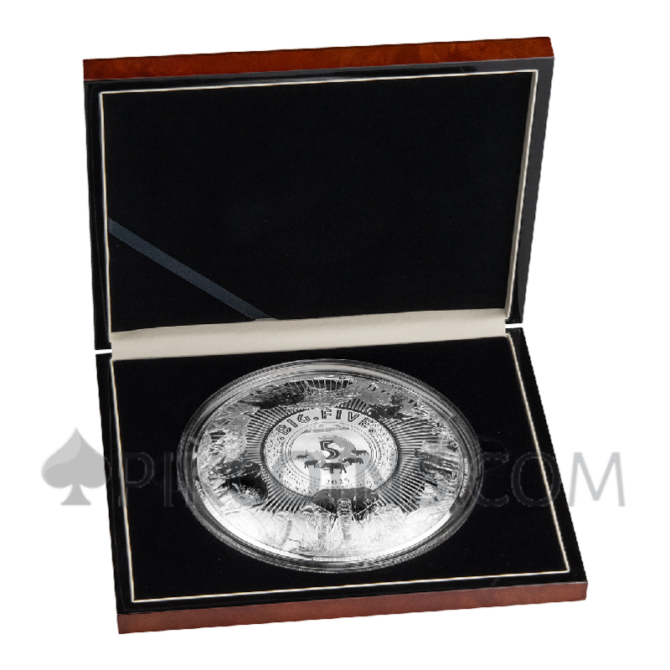The Big Five Of Africa 1kg 1000 Francs CFA Djibouti 2025 - Image 3