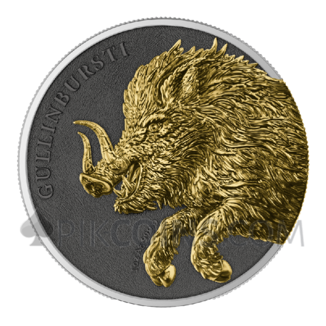 Gullinbursti Geminus - Germania Beasts 2 x 1oz 2 x 5 Mark Germania 2025 - Image 2