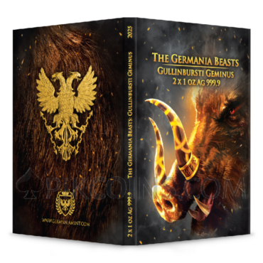 Gullinbursti Geminus - Germania Beasts 2 x 1oz 2 x 5 Mark Germania 2025