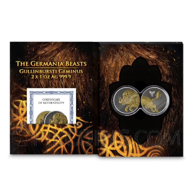 Gullinbursti Geminus - Germania Beasts 2 x 1oz 2 x 5 Mark Germania 2025 - Image 10