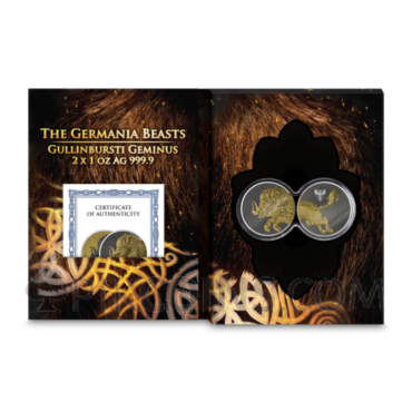 Gullinbursti Geminus - Germania Beasts 2 x 1oz 2 x 5 Mark Germania 2025