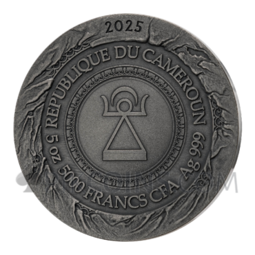 Hannibal - Great Commanders 5oz 5000 Francs CFA Cameroon 2025