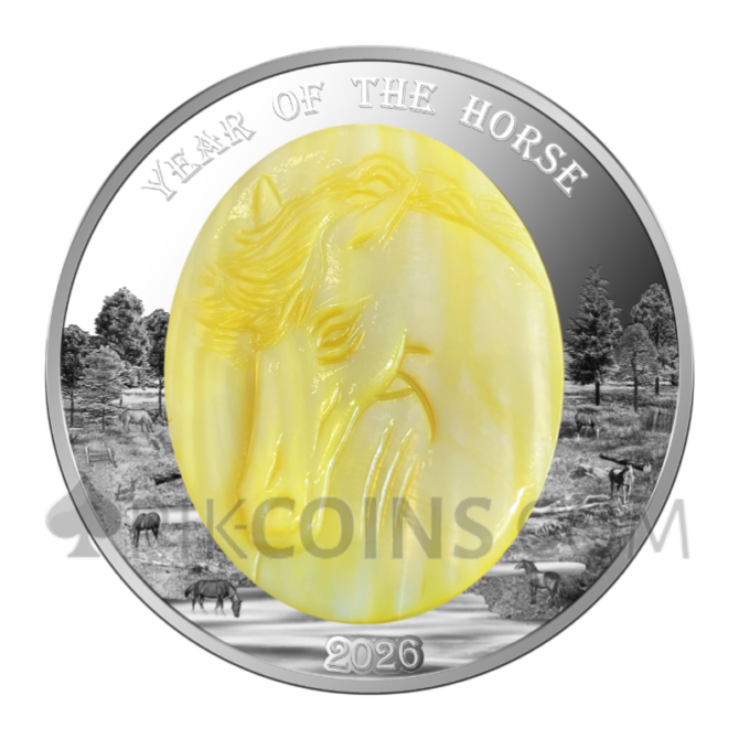 Year Of The Horse 5oz 25$ Solomon Islands 2026