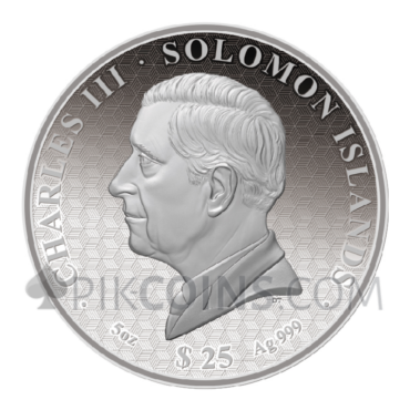 Year Of The Horse 5oz 25$ Solomon Islands 2026