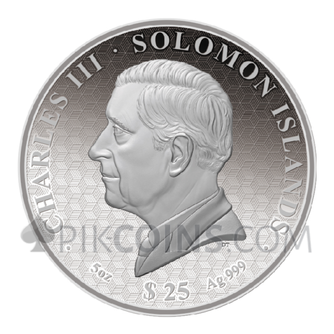 Year Of The Horse 5oz 25$ Solomon Islands 2026 - Image 2