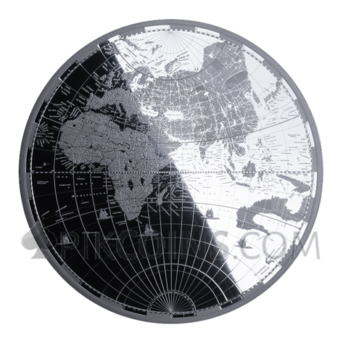 Mapping History - The 17th Century 2 x 5oz 2 x 10$ Solomon Islands 2025 - Image 2