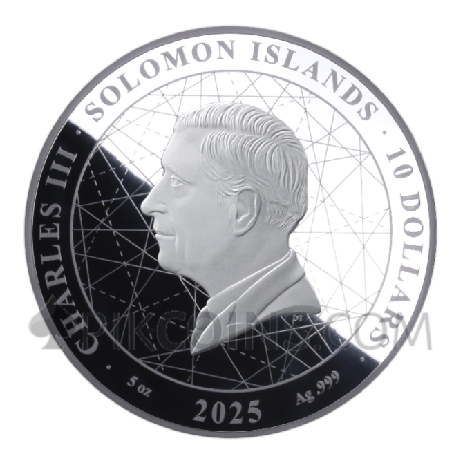 Mapping History - The 17th Century 2 x 5oz 2 x 10$ Solomon Islands 2025 - Image 4