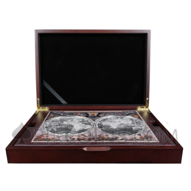 Mapping History - The 17th Century 2 x 5oz 2 x 10$ Solomon Islands 2025 - Image 12