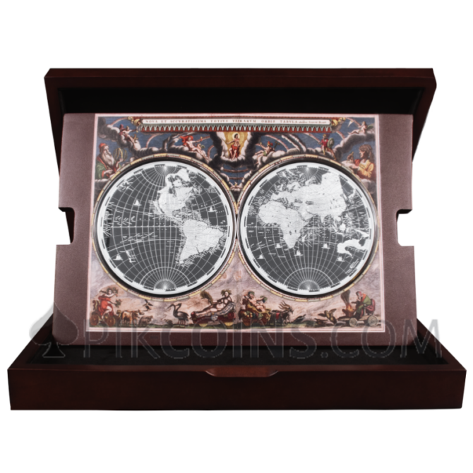 Mapping History - The 17th Century 2 x 5oz 2 x 10$ Solomon Islands 2025