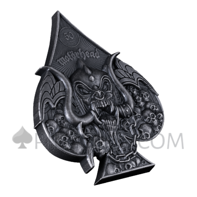 Motorhead Skulleater 3oz 5$ Niue 2025 - Image 3
