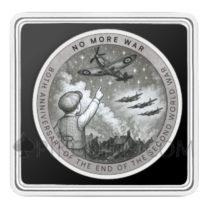 American Eagle - 80th Anniversary Of The End Of World War II 1oz USA 2025 - Image 4